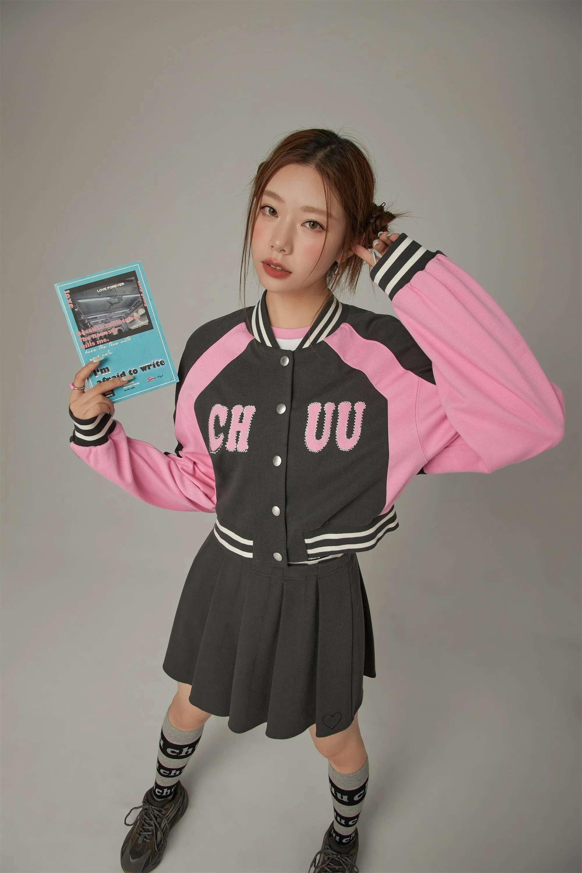 Logo Varsity Cropped Jacket