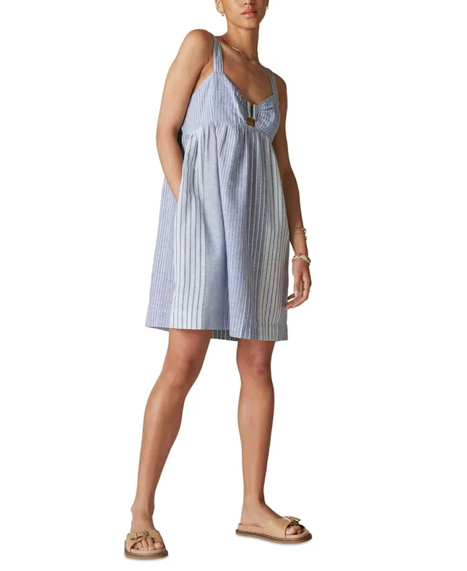 Lucky Brand Sleeveless Cutout Babydoll Dress