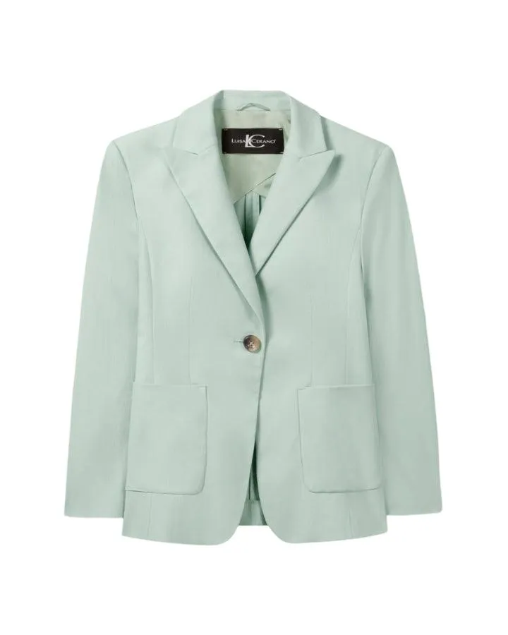 Luisa Cerano Cotton Stretch Blazer