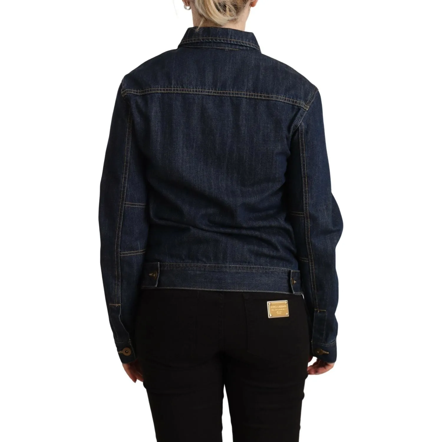 Master Coat Chic Dark Blue Denim Jacket