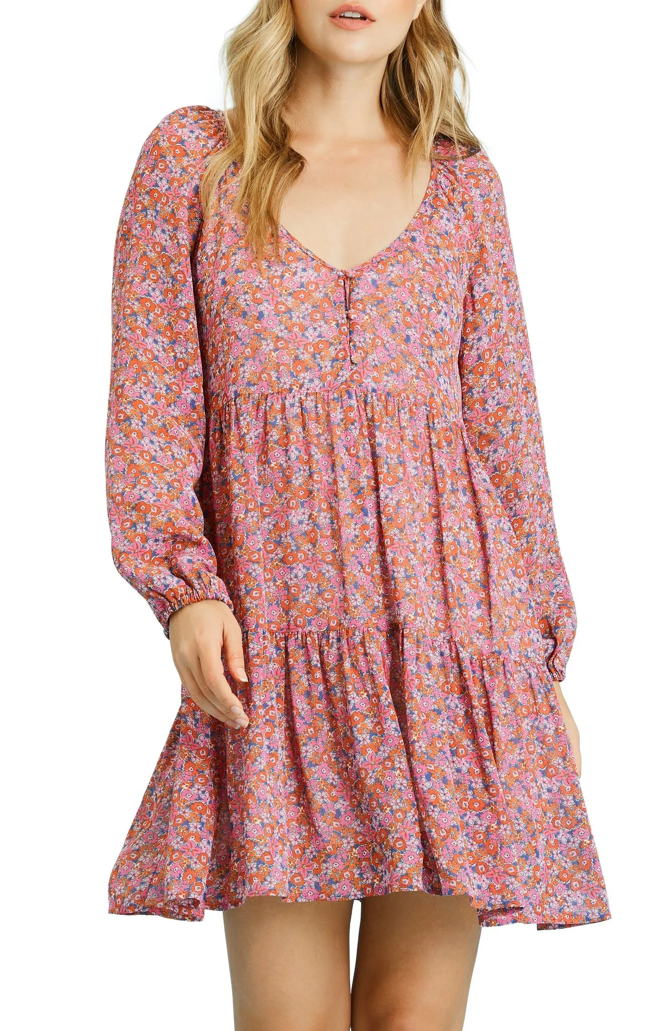 Meadow Ditsy Babydoll Dress