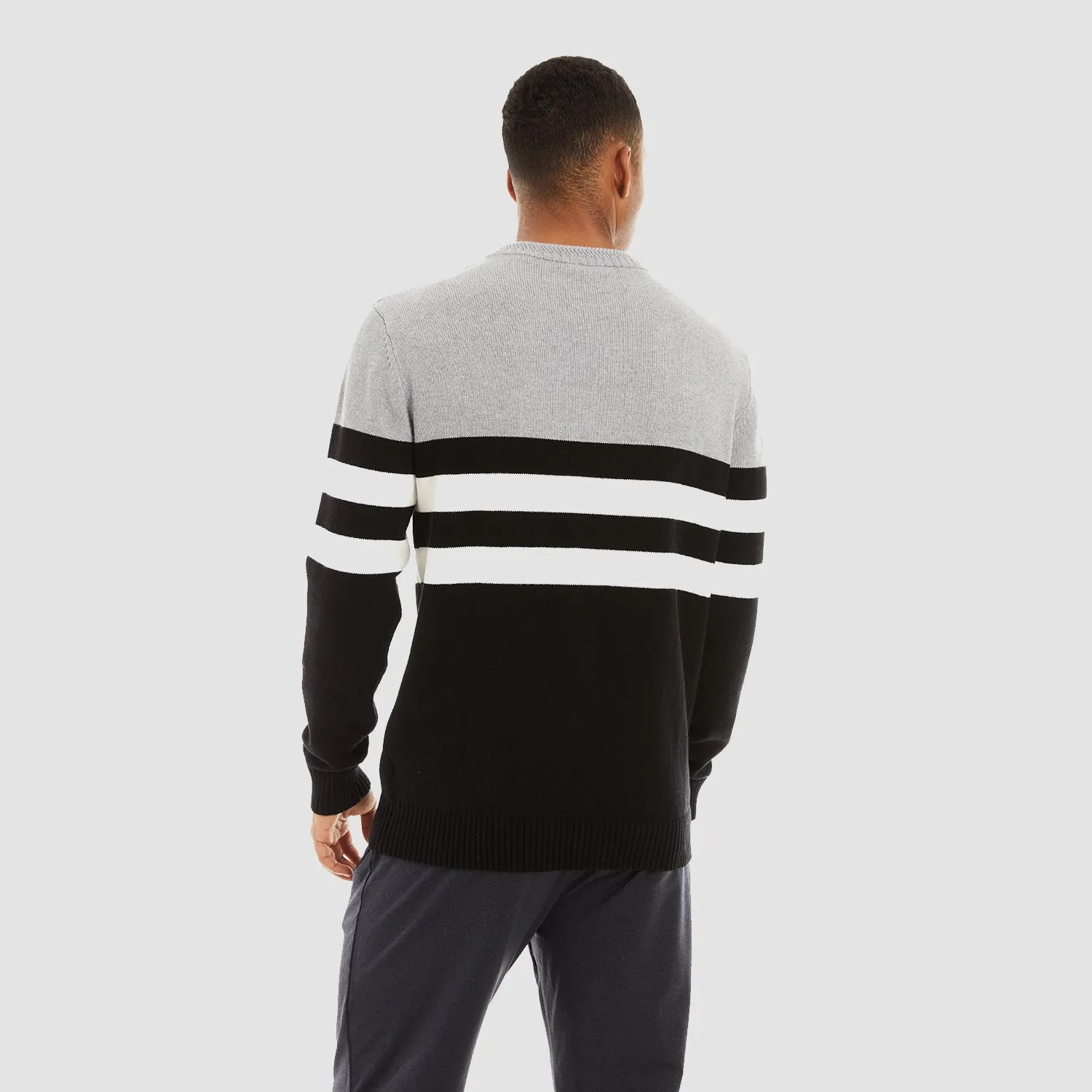 Men's Crewneck Sweater Thermal Knitted Sweatshirt