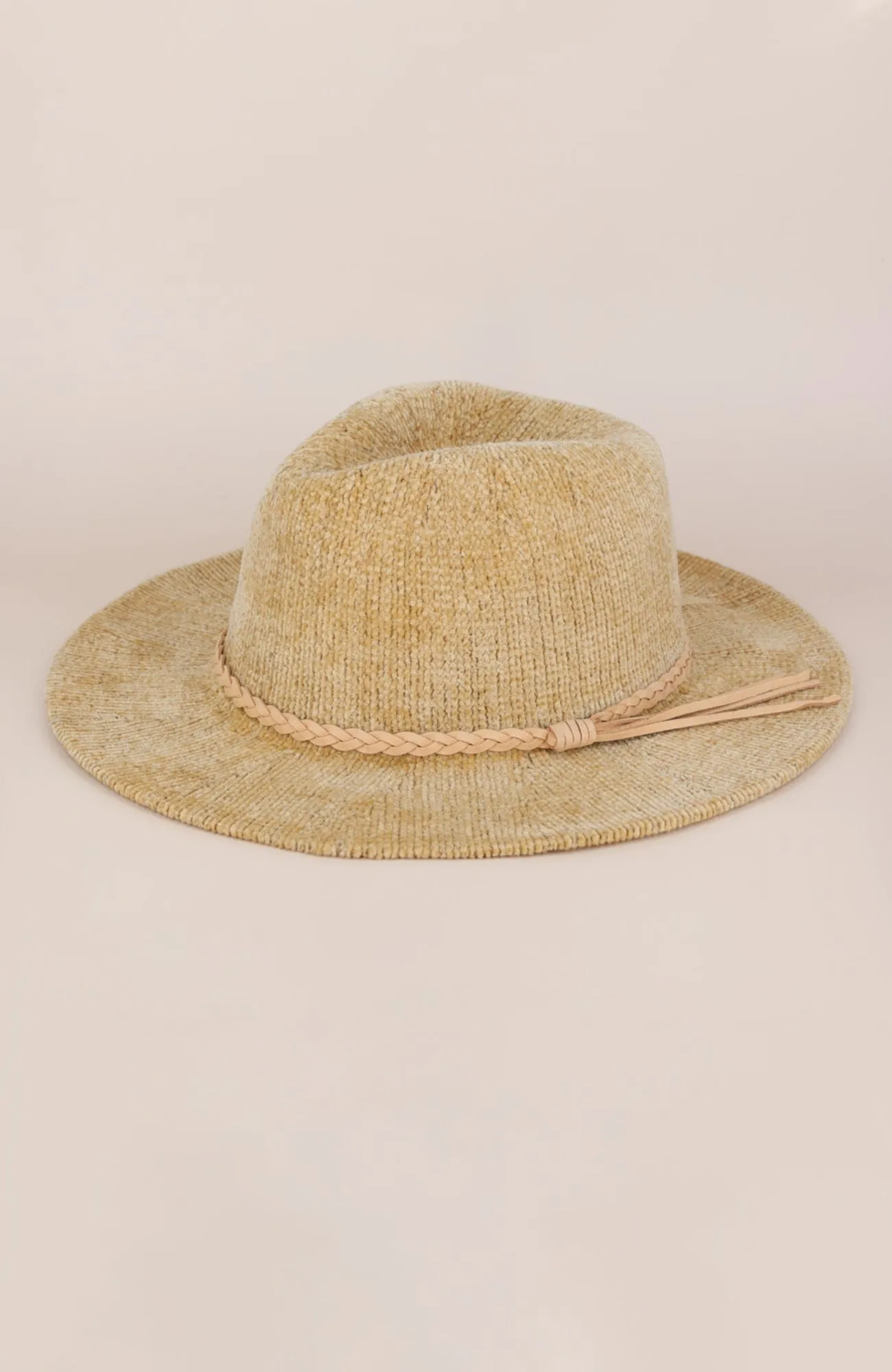 MH0134 Vicky Chenille Knit Panama Hat