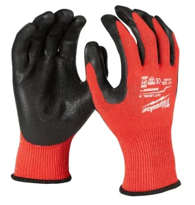 Milwaukee 48228934-2XL Coated Gloves, 2XL, 8.01 to 8.21 in L, Elasticated Knit Cuff, Nitrile Coating, 1/PK :PR: QUANTITY: 1