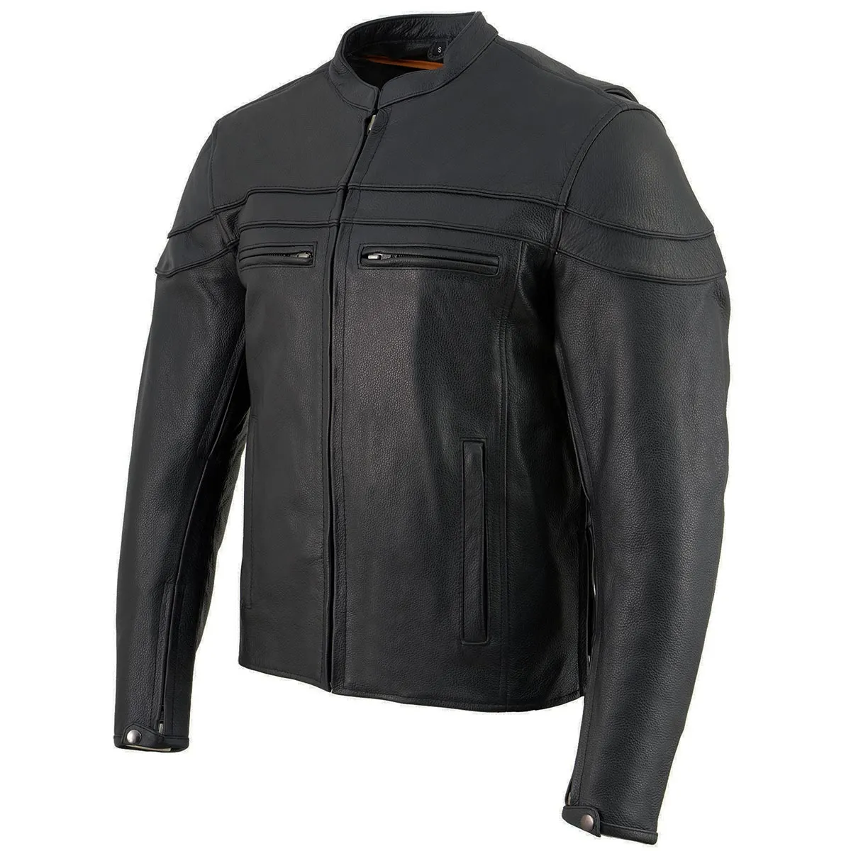 Milwaukee Leather SH1408 Men's Sporty Crossover Vented Black