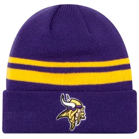 Minnesota Vikings New Era Purple Stripe Cuff Knit