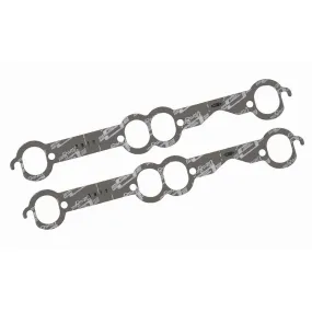 Mr. Gasket Ultra-Seal Header Gaskets - Steel Core Laminate - Oval Port - SB Chevy