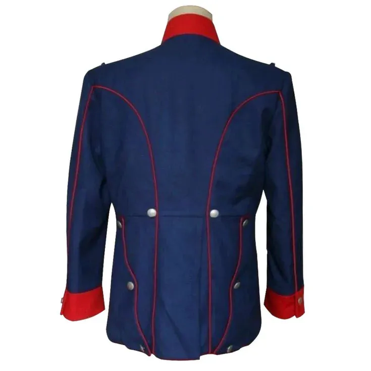 Napoleon Jacket Navy Blue Blazer Wool