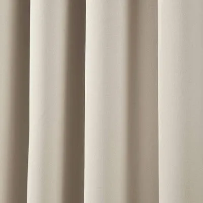 New - Set of 2 (84"x52") Insulated Grommet Blackout Window Curtain Panels Neutral - Lush Décor