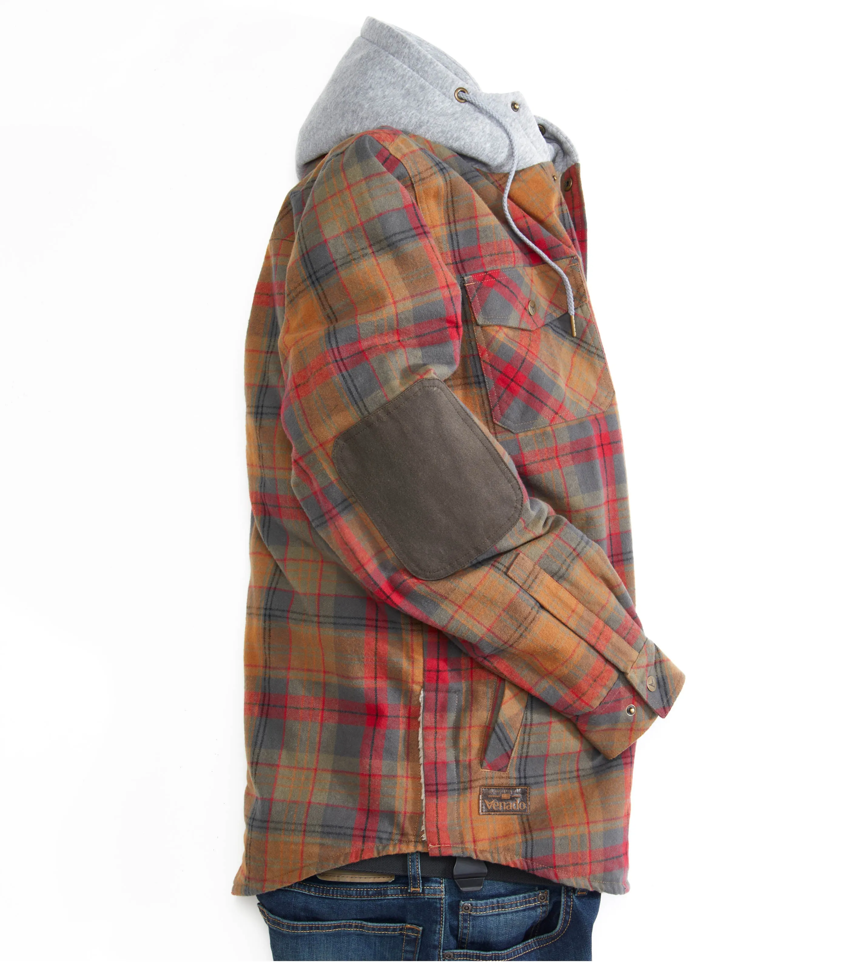 NorthWoods Berber Lined Hooded Shirt Jacket