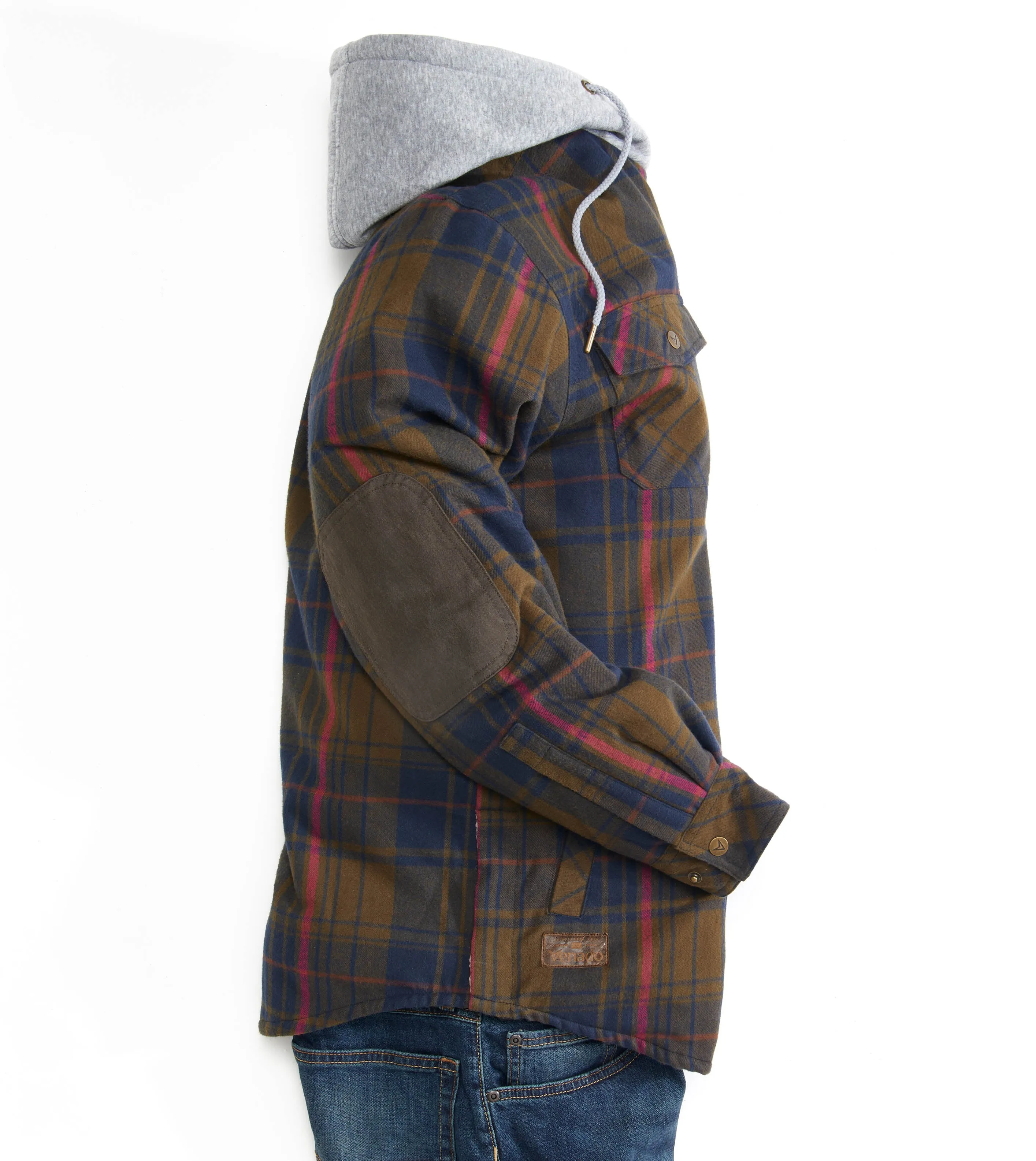 NorthWoods Berber Lined Hooded Shirt Jacket