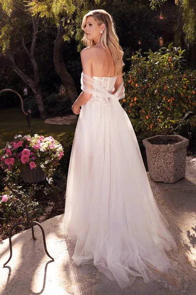 Off White Valeria Tulle Wedding Gown