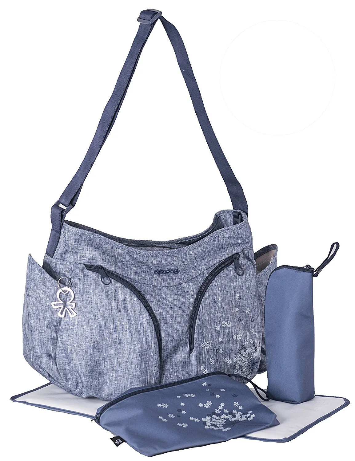 Okiedog Mondo Diaper Bag Urban Jeans