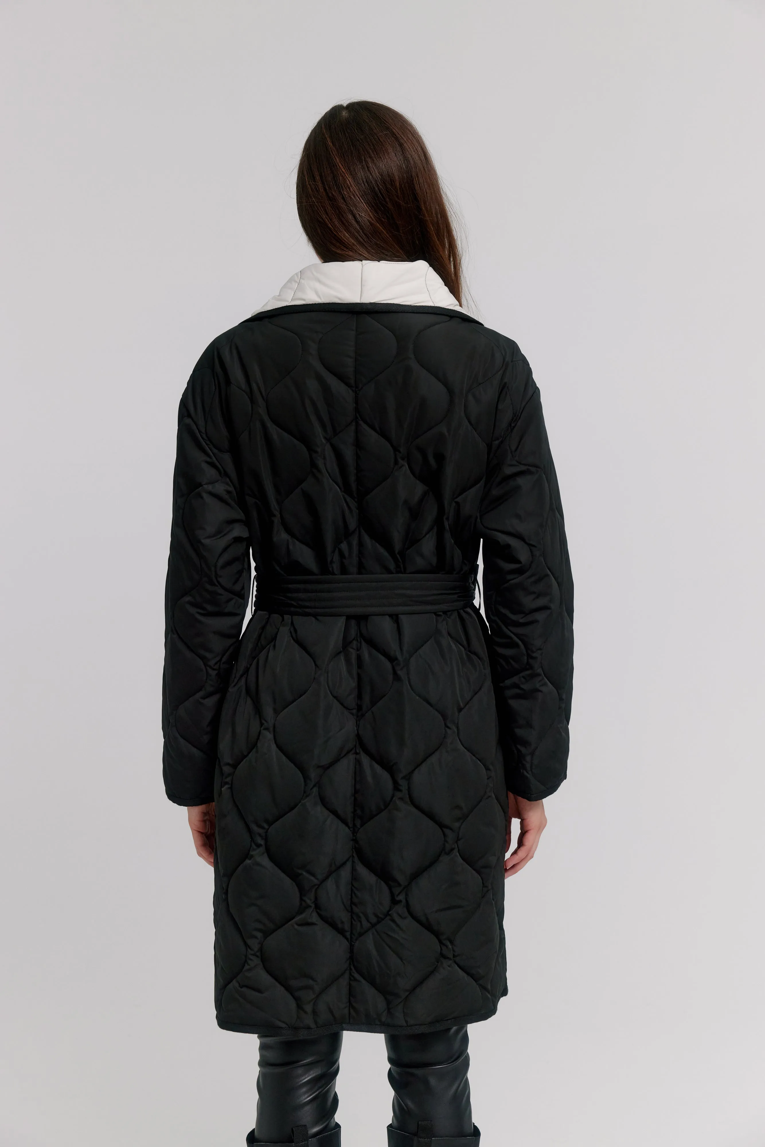 Onion Quilted Trench