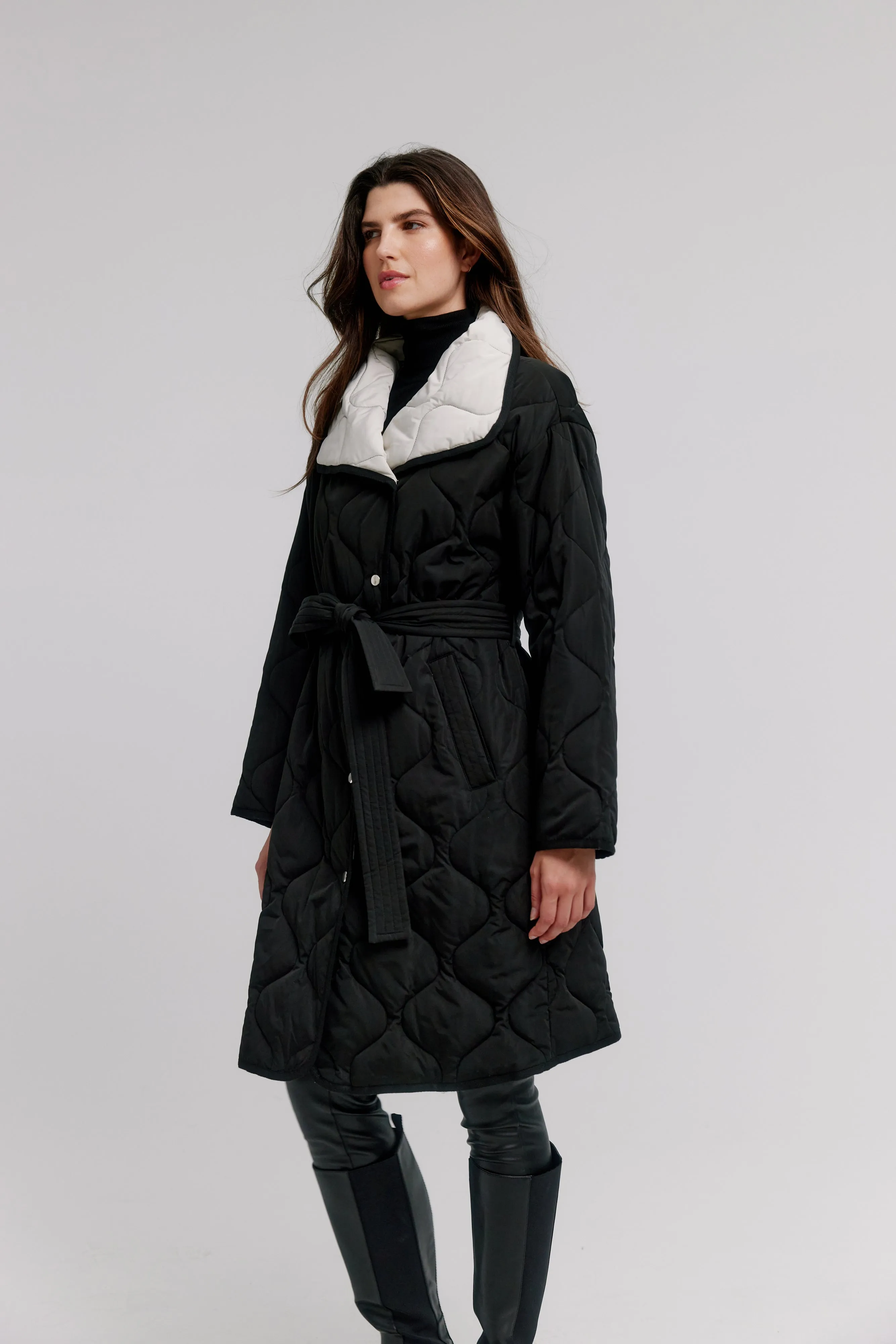 Onion Quilted Trench