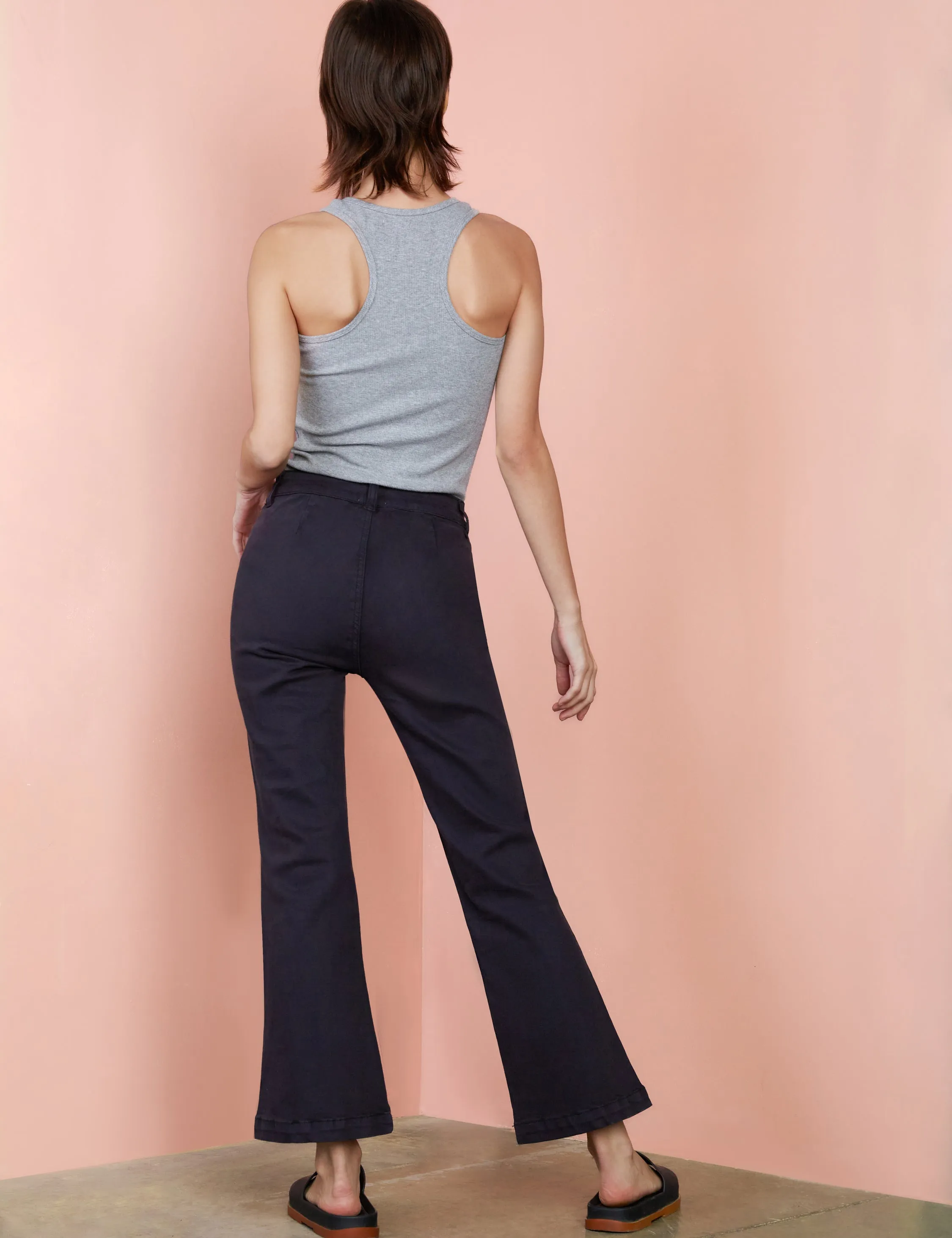 Patch Baby Cropped Flares