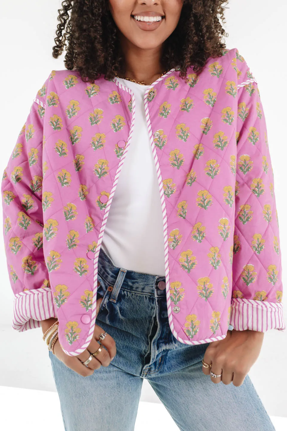 Petal Palettes Jacket - Pink