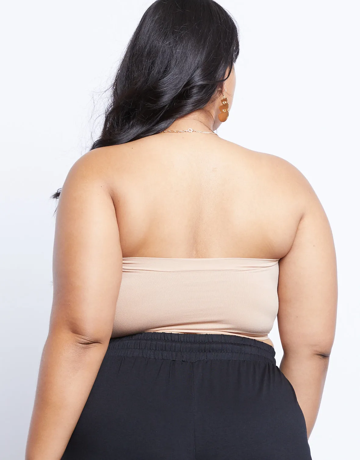 Plus Size Padded Bandeau