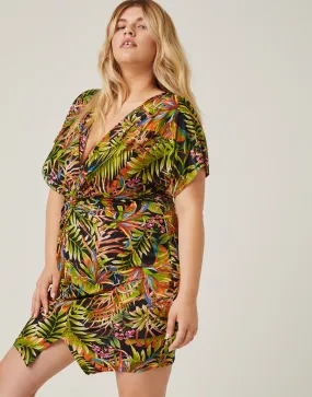 Plus Size Tropical Twist Dress