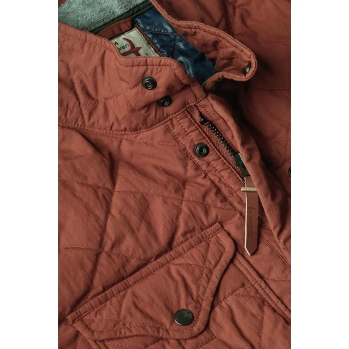 Quilted Tanker Chestnut