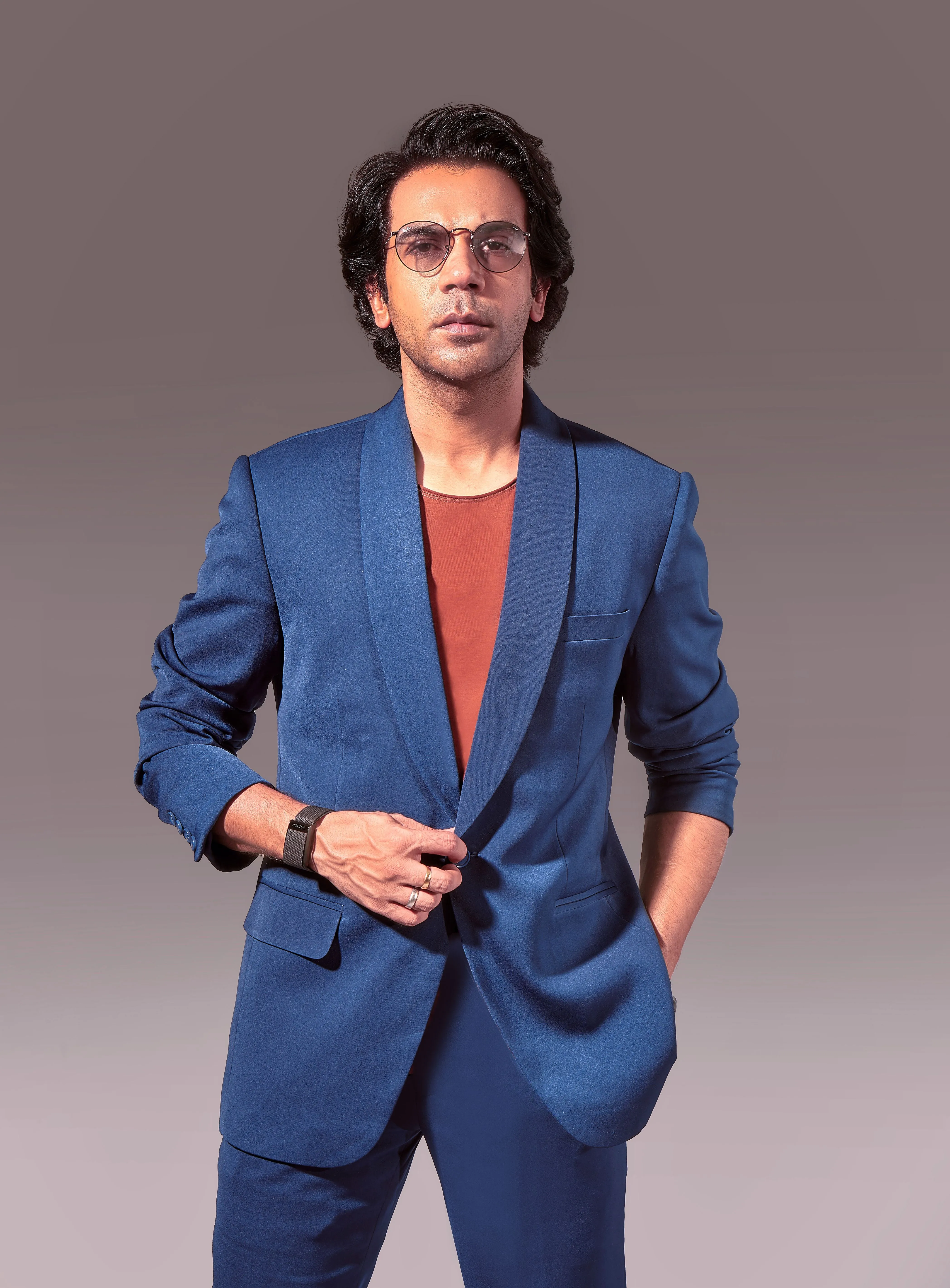 Rajkumar Rao In our Jade Blue Single Breasted Blazer Set from Matrix