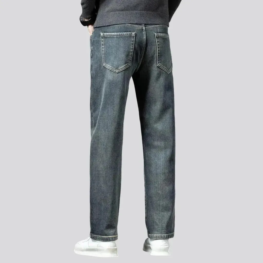 Retro elastic 90s men's jeans