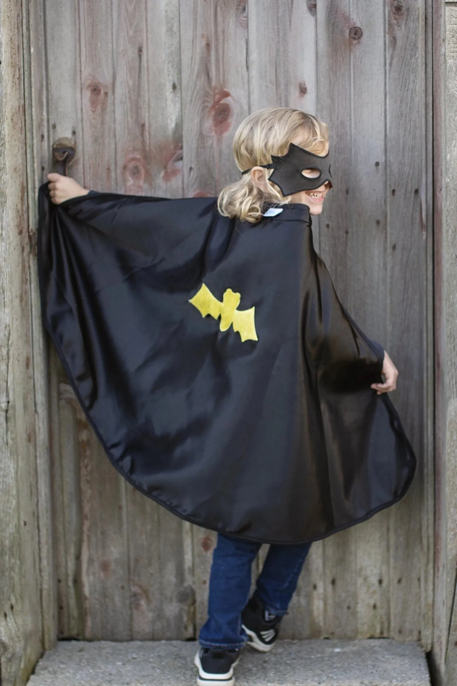 Reversible Spider/Bat Cape & Mask, Size 3-4