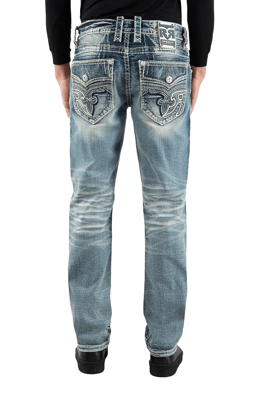 Rock Revival Men's Greyton A208r Alt Straight Jeans