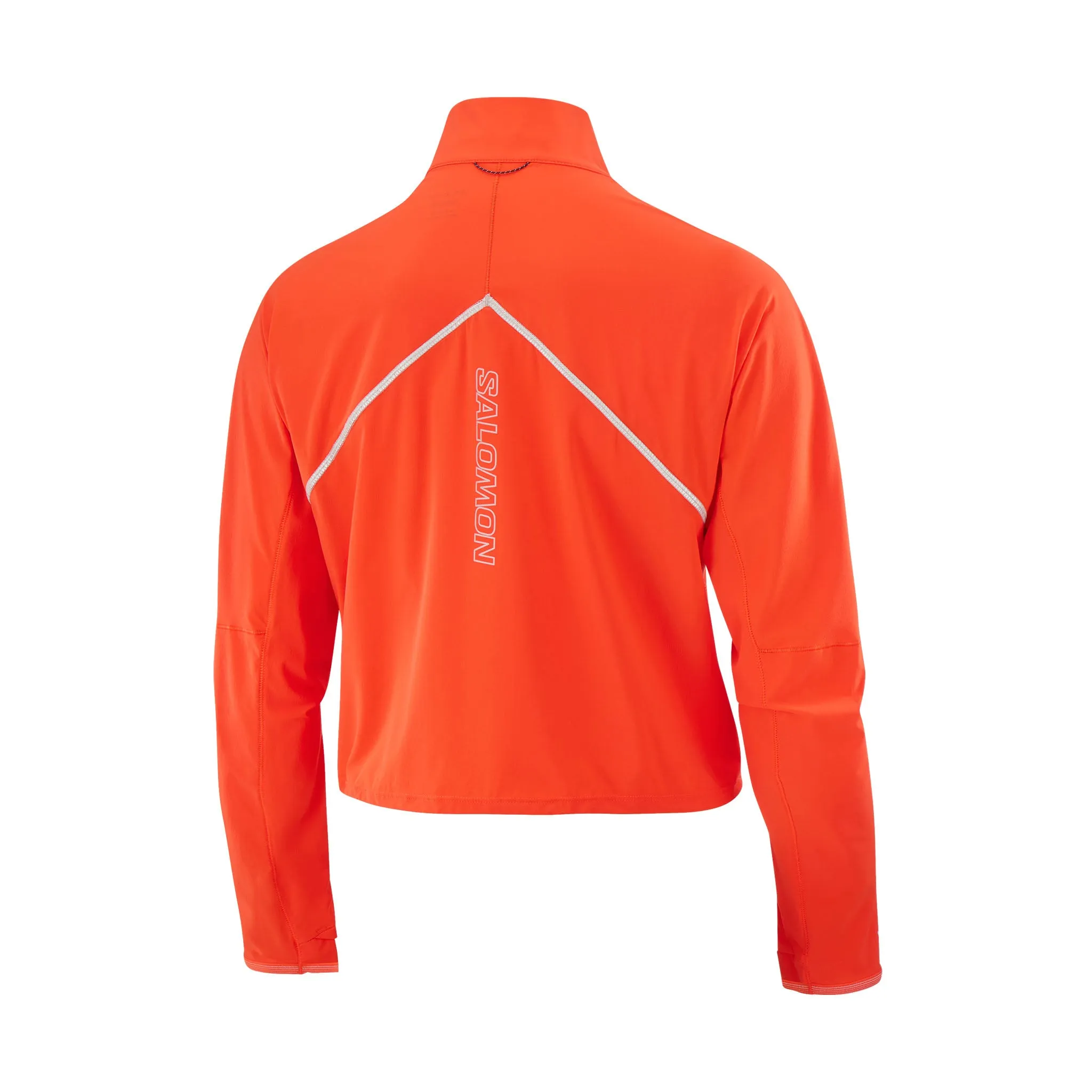 Salomon | Women's Sense Aero Hybrid Cropped Half Zip Midlayer