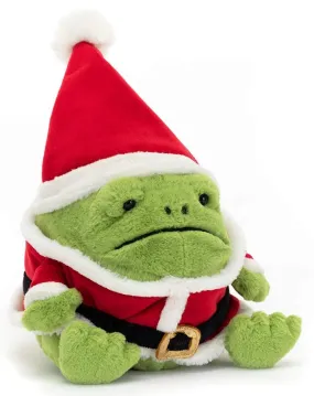 Santa Ricky Rain Frog by Jellycat