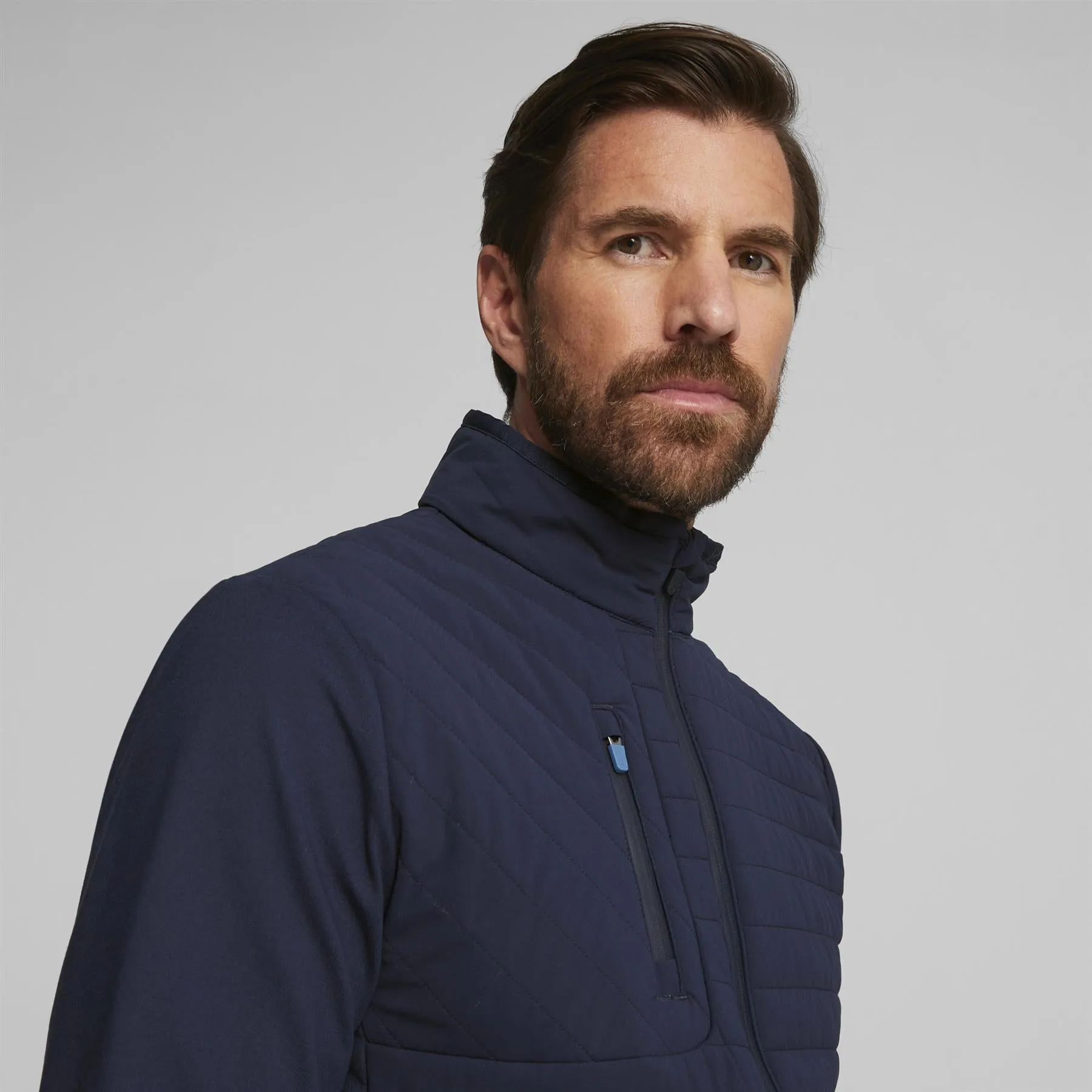 Scotia Quilted Down Jacket Navy Blazer/Deep Dive - SS24