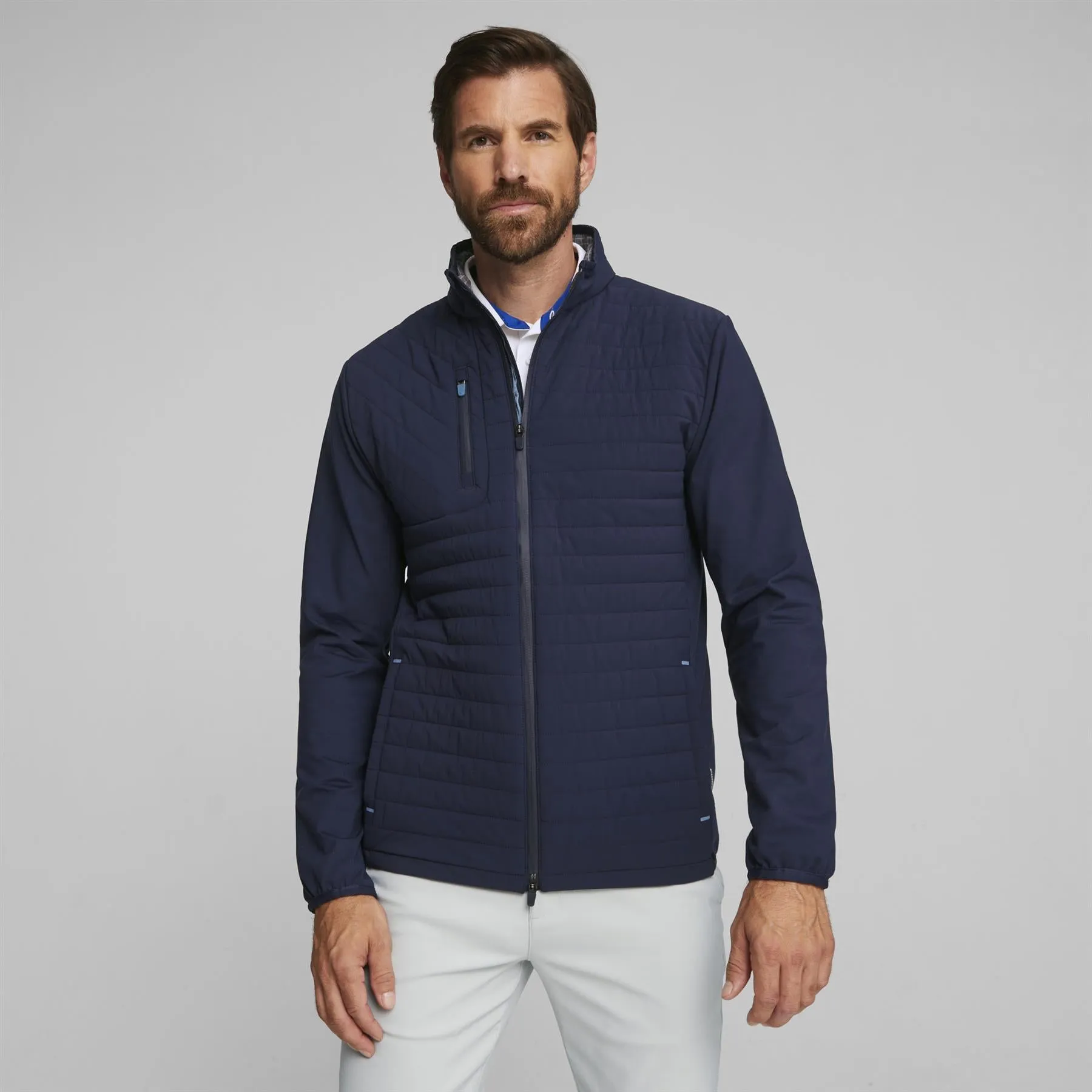 Scotia Quilted Down Jacket Navy Blazer/Deep Dive - SS24