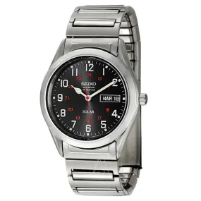 Seiko Mens Solar Stainless Steel Dress Watch