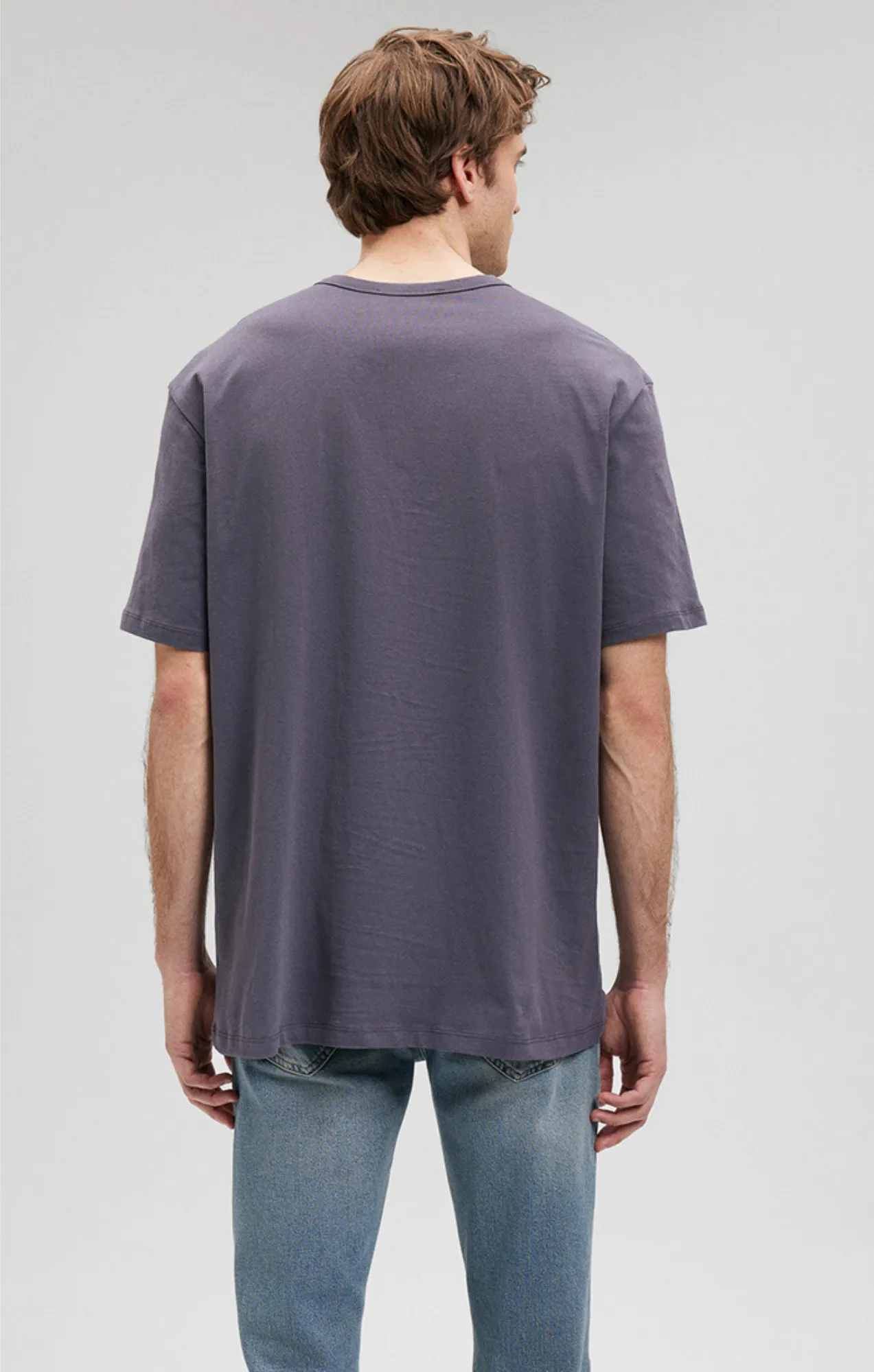 SIMPLE CREW NECK T-SHIRT IN PERISCOPE