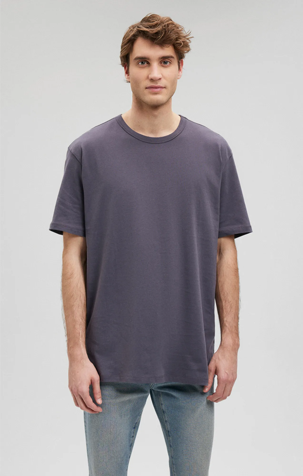 SIMPLE CREW NECK T-SHIRT IN PERISCOPE