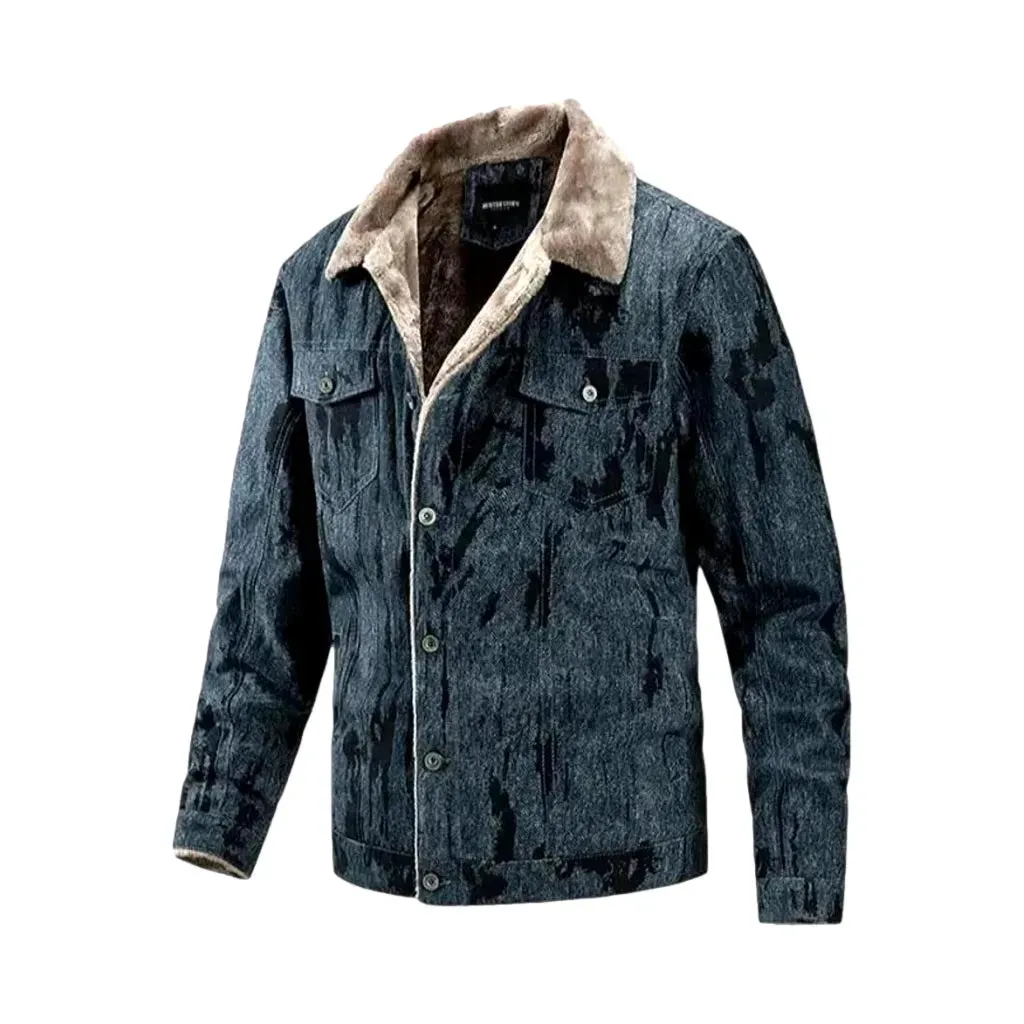 Stylish casual jeans jacket for men