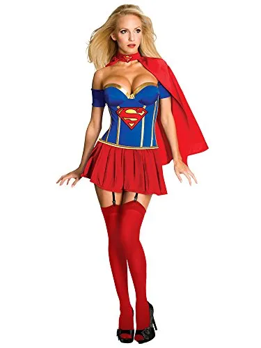 Supergirl Corset Adult Medium