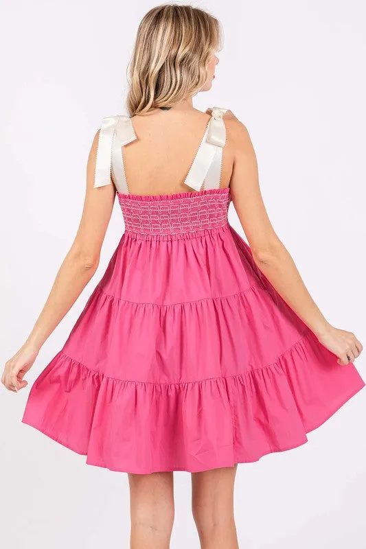 Sweetheart Babydoll Mini Dress