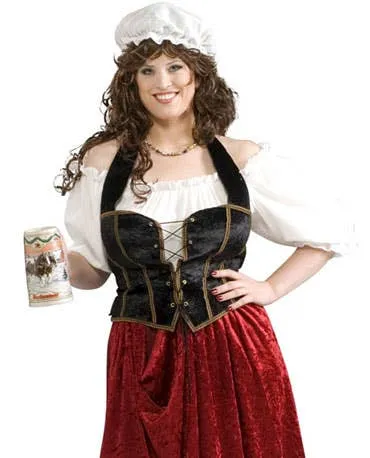 Tavern Wench Plus Size Womens Fancy Dress Costume