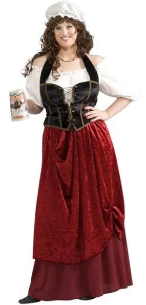 Tavern Wench Plus Size Womens Fancy Dress Costume