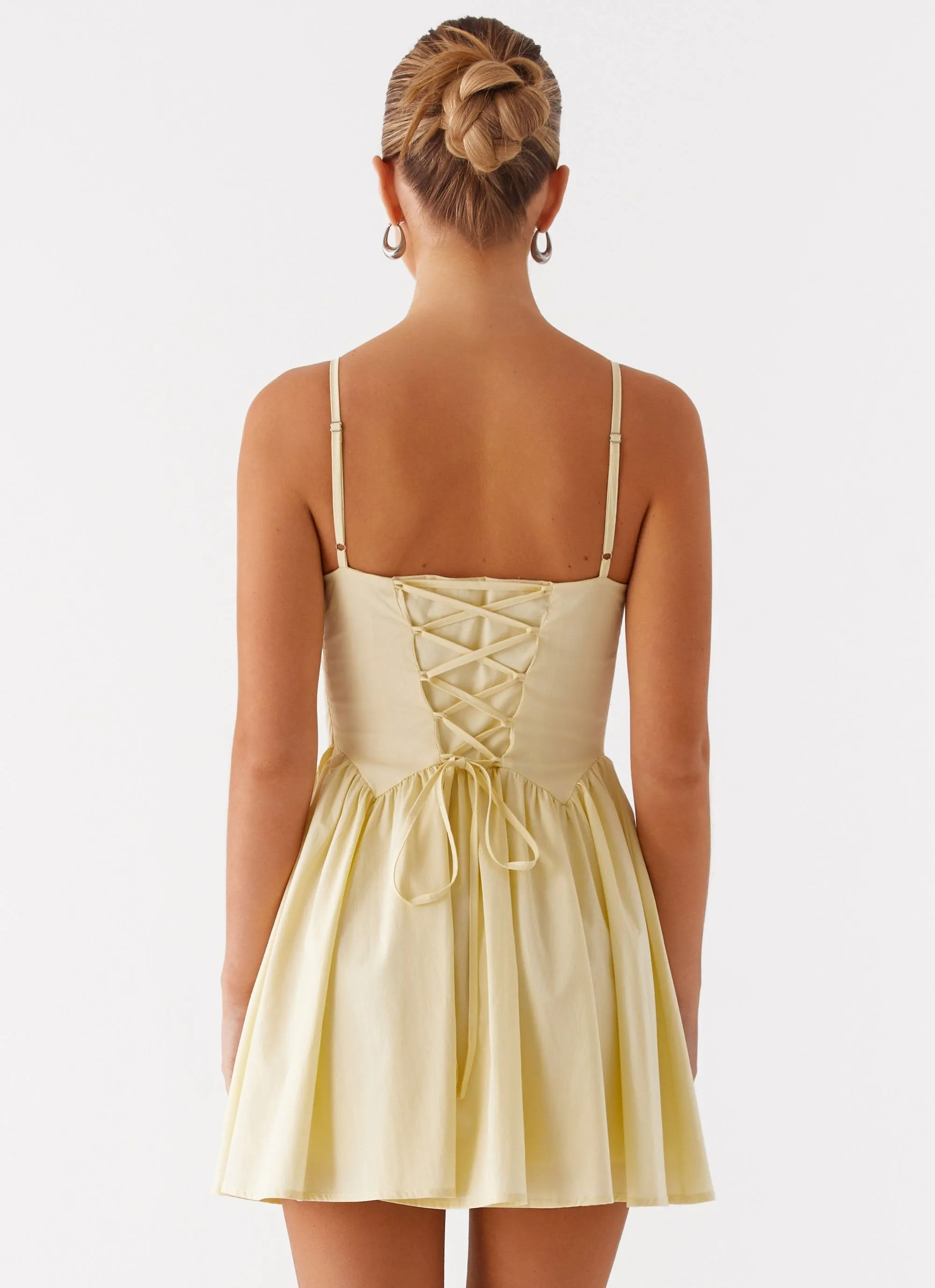 Tesoro Mio Mini Dress - Yellow