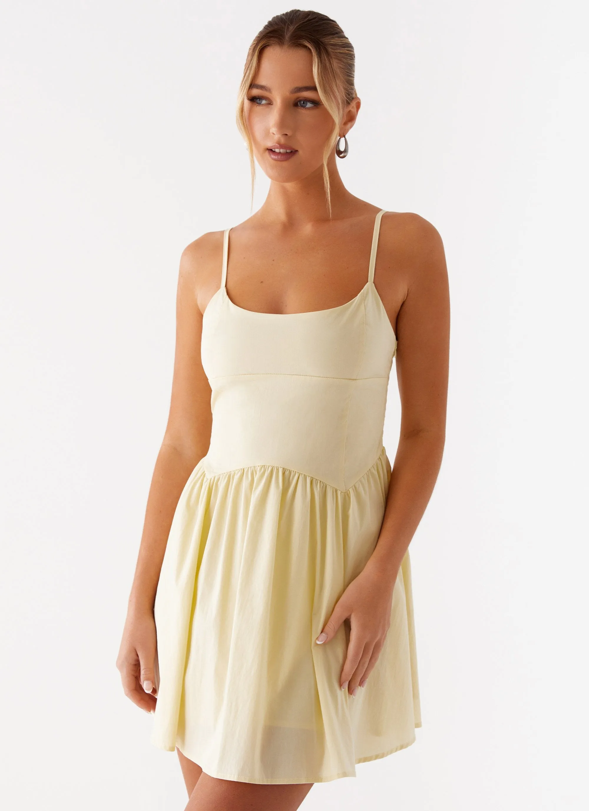 Tesoro Mio Mini Dress - Yellow