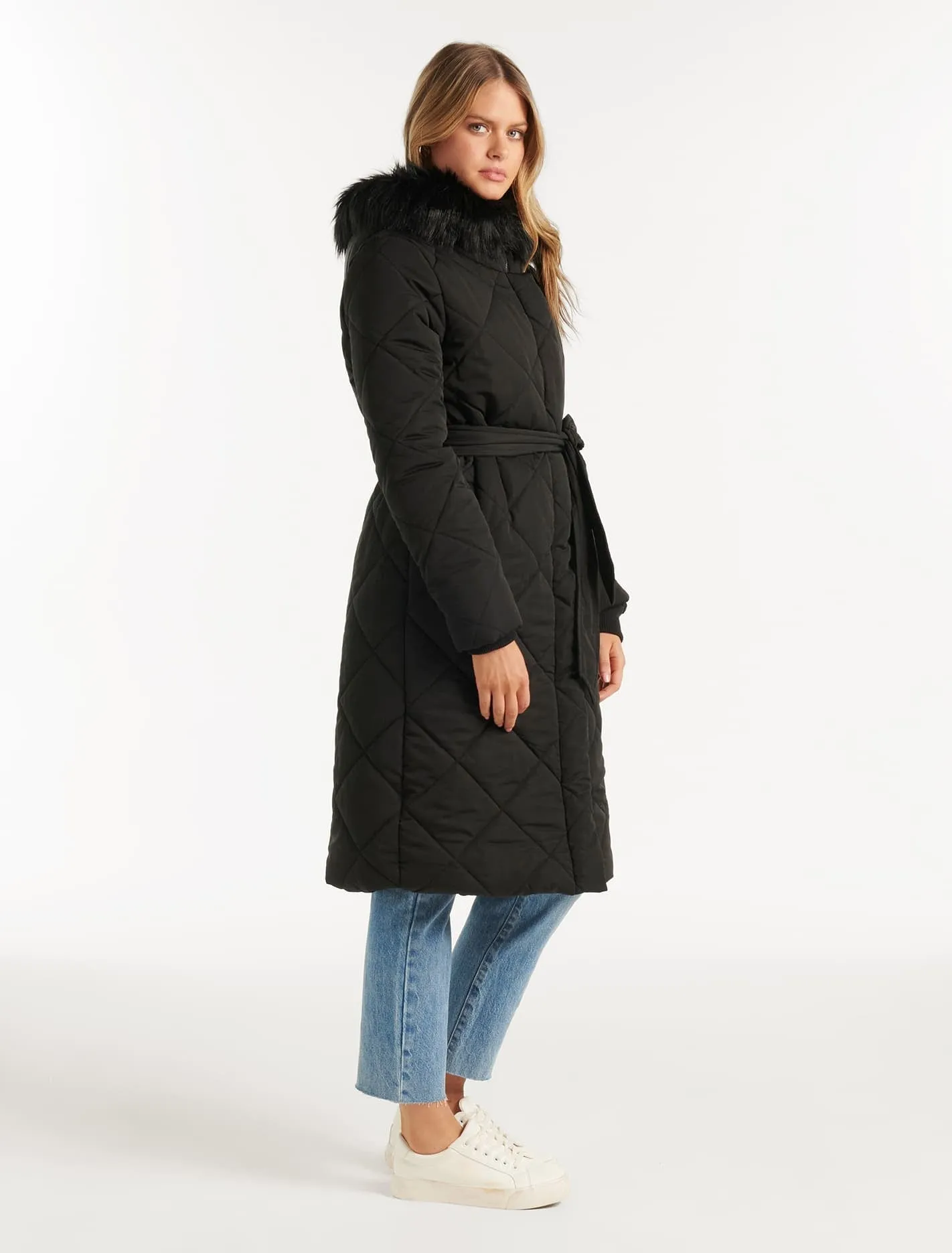 Tessa Quilted Longline Puffer Jacket