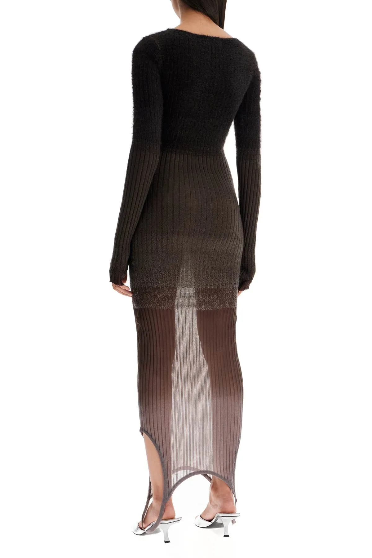 The Attico "gradient knit dress in seven