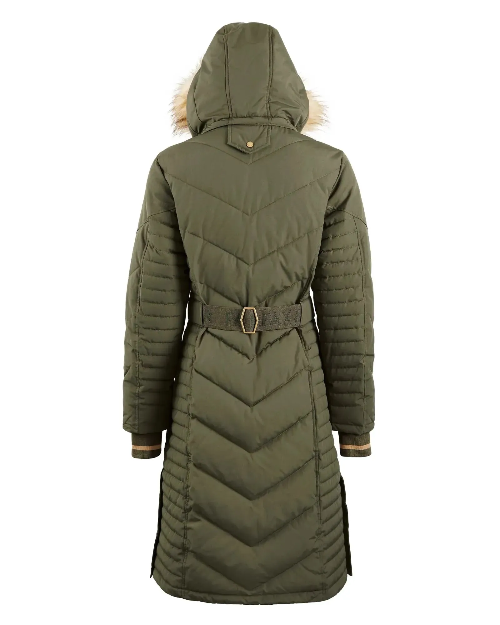 The Charlotte Longline Coat - Khaki