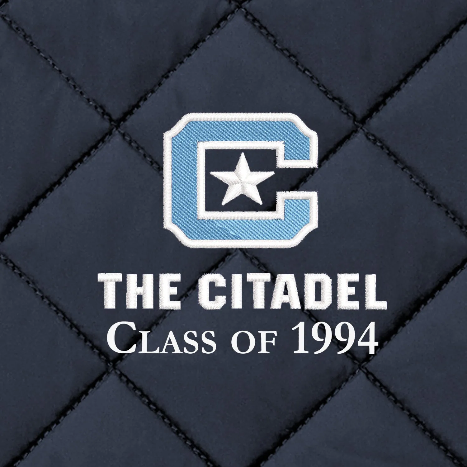 The Citadel, C Stat Logo, Class of 1994,  Brooks Brothers® Quilted Jacket