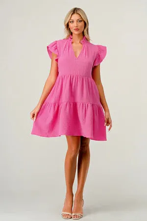 Think Pink Babydoll Dress