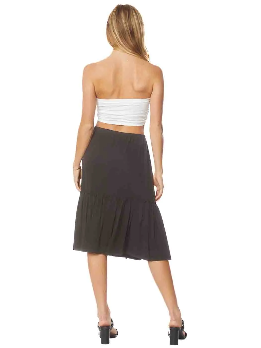 Tianello TENCEL™ Twill 2-Tier "Bohemian" Skirt