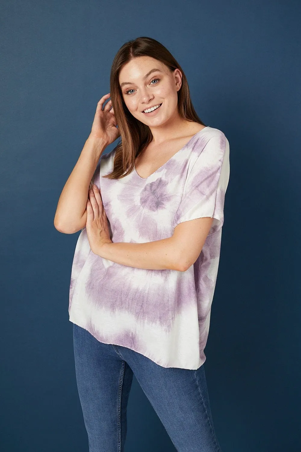 Tie Dye V-Neck T-Shirt