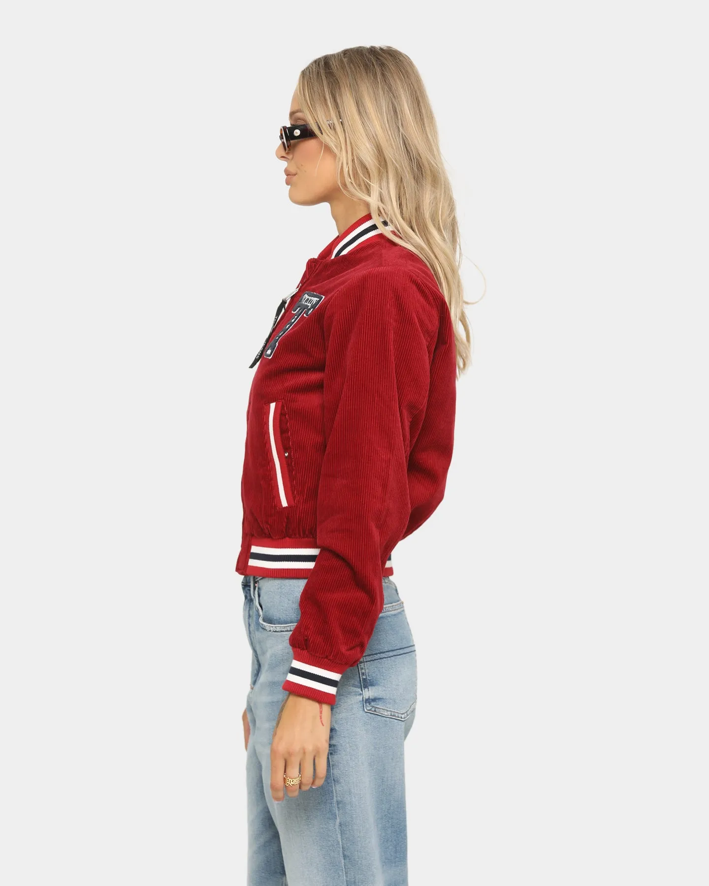 Tommy Jeans Varsity Bomber Wine Red